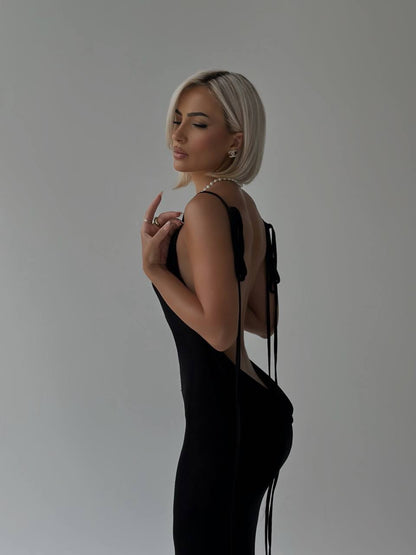 Taste of Variety Backless Dress